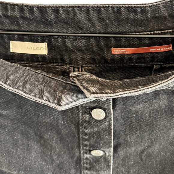 Pilcro Black Denim Mini Skirt - Picture 8 of 8